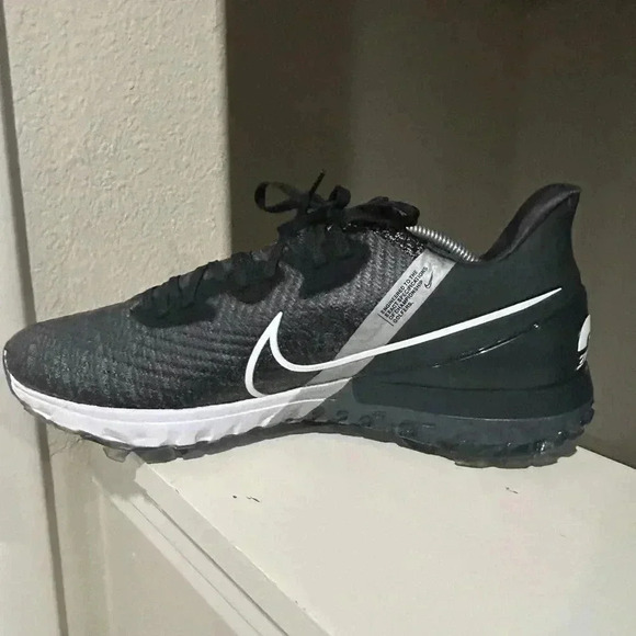 Nike Air Zoom Infinity Tour Black Platinum CT0540-001 Golf Shoes Mens Size 11.5 - Picture 3 of 9
